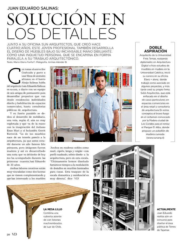 Revista VD — Solución en los detalles