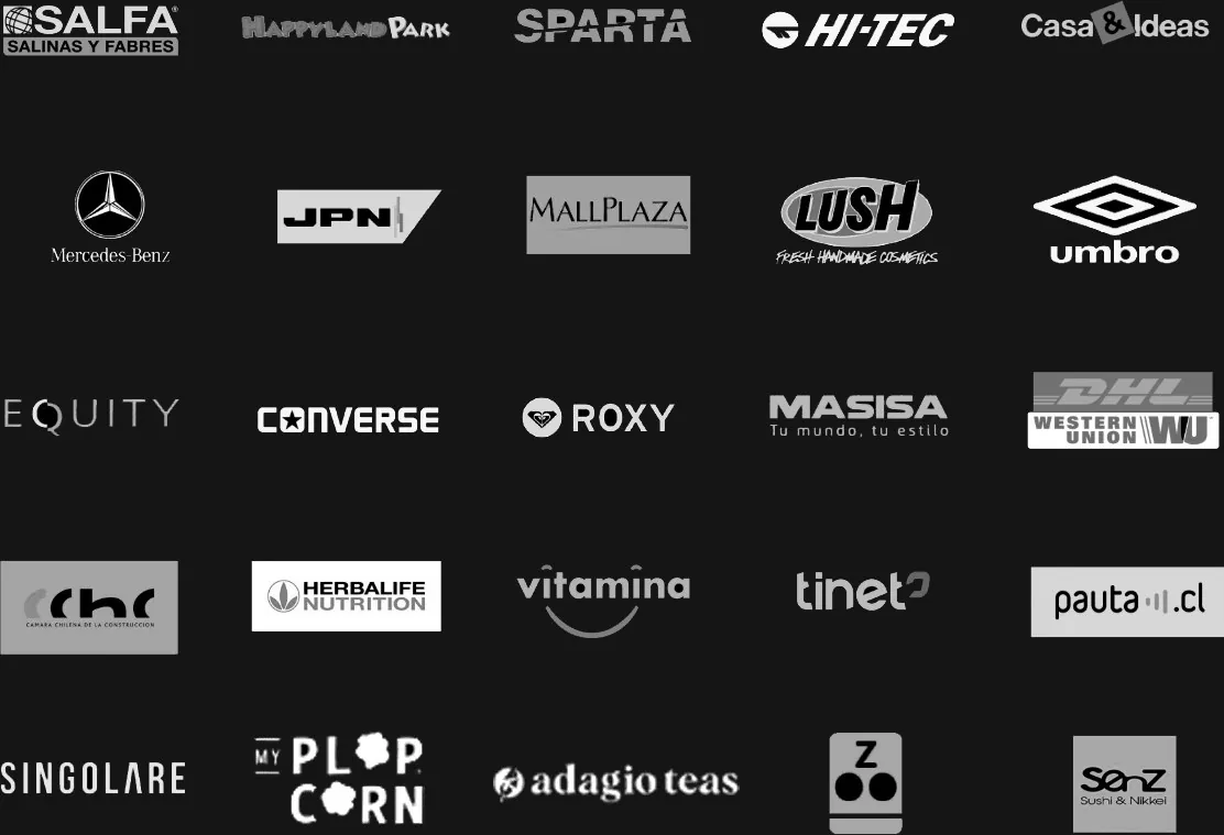 Logotipos de clientes comerciales de SUN Arquitectos