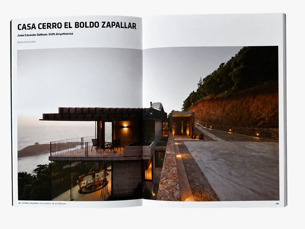 Libro Springtime — artículo Casa 59, Zapallar, primera doble página