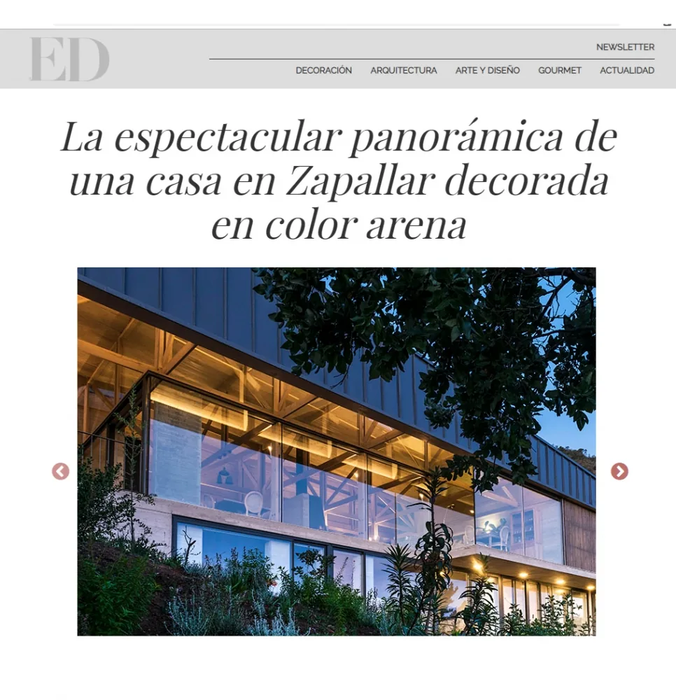 Casa El Boldo Zapallar — Revista ED
