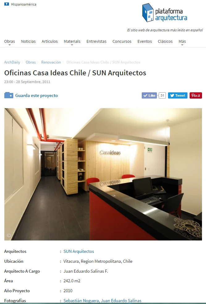Casa Ideas — Plataforma Arquitectura
