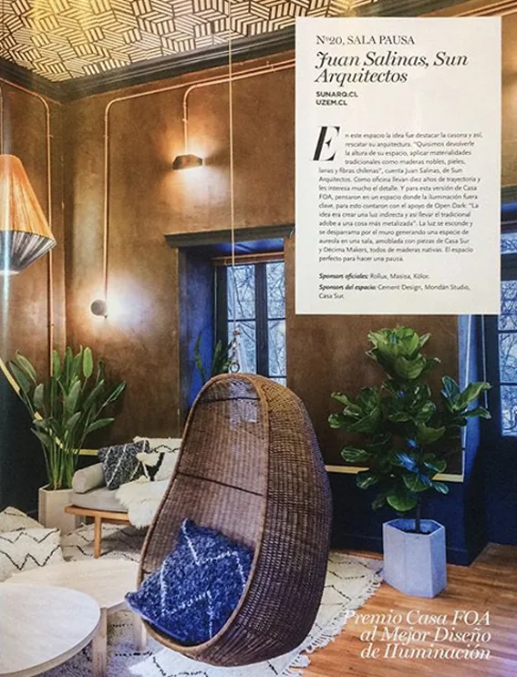Revista ED — Casa FOA 2017, Sala Pausa