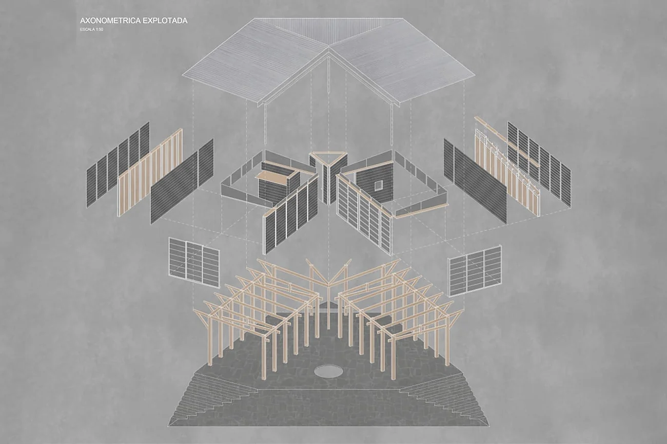 Aku Hare — interior de la vivienda