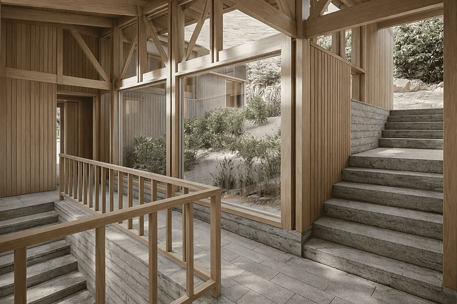 Casa CK — escaleras interiores