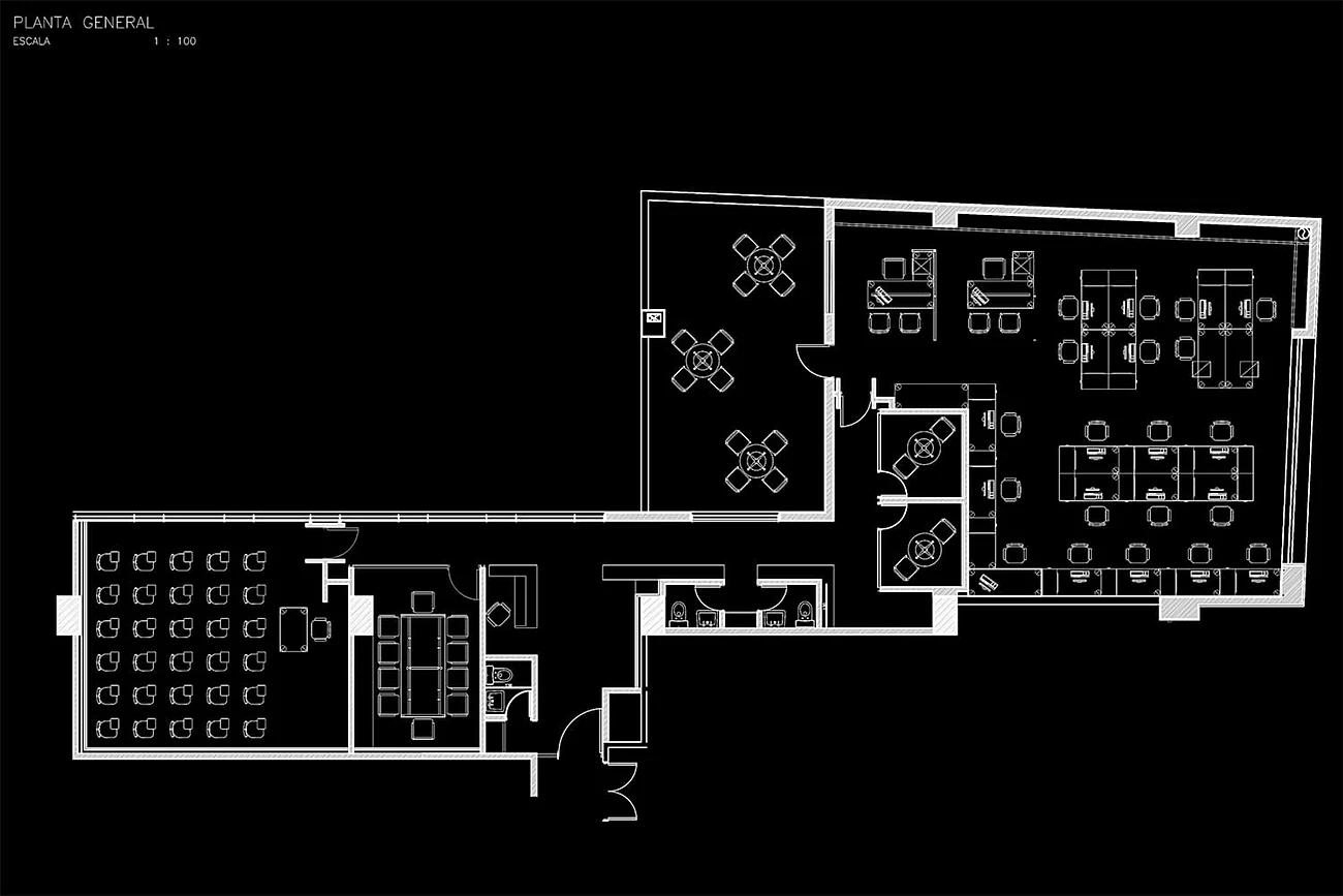 Casa Ideas — planta de la oficina