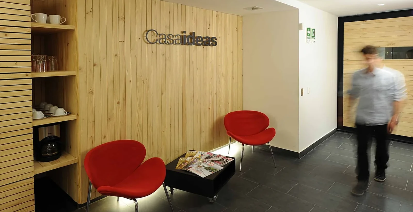 Casa Ideas — recepción y sala de espera