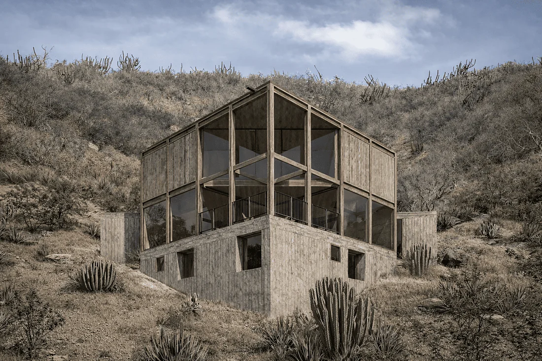 Casa K — fachada principal