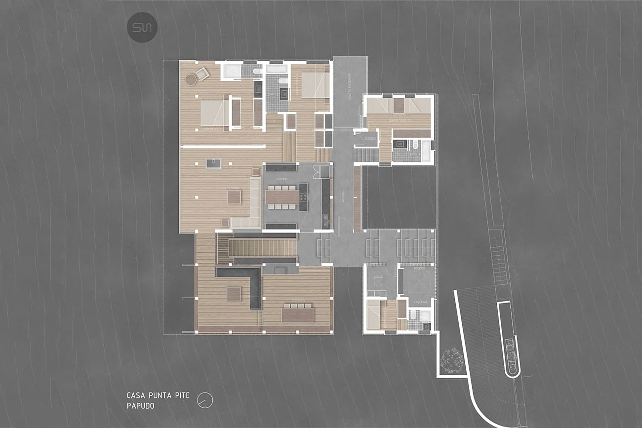 Casa KB — planta de arquitectura