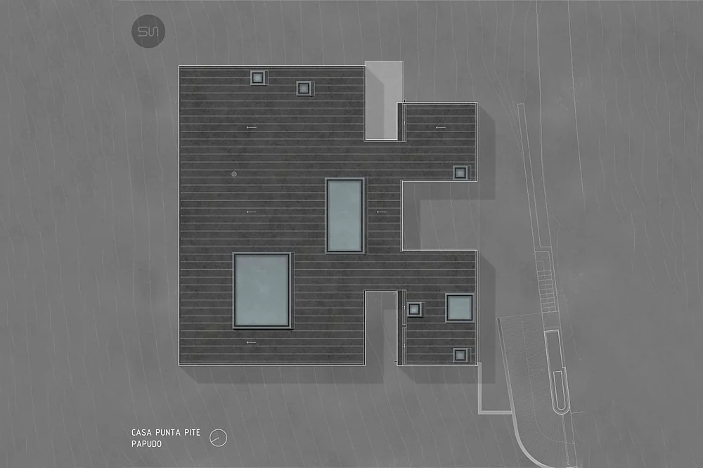 Casa KB — planta de techos