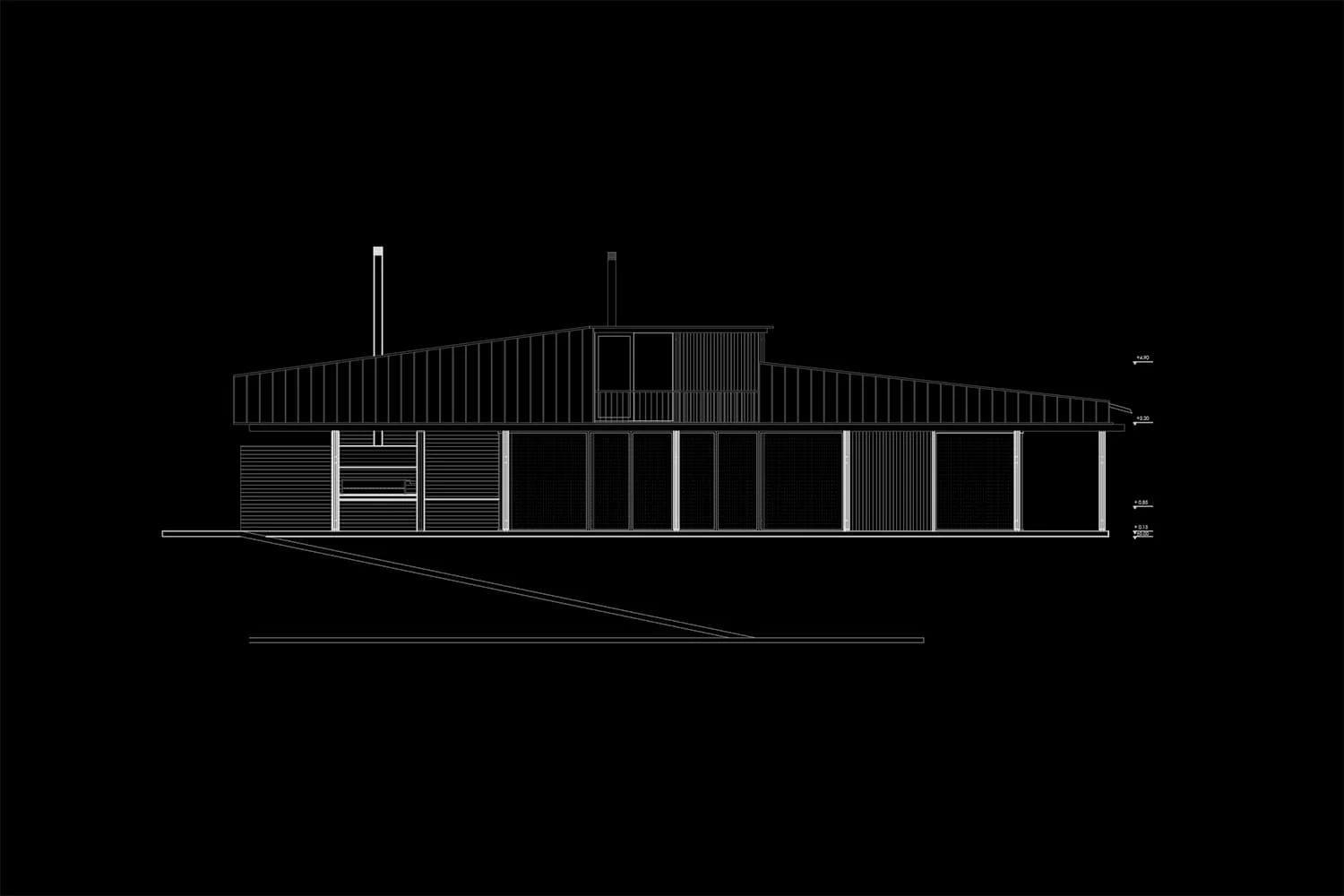 Casa Llifén — elevación 1