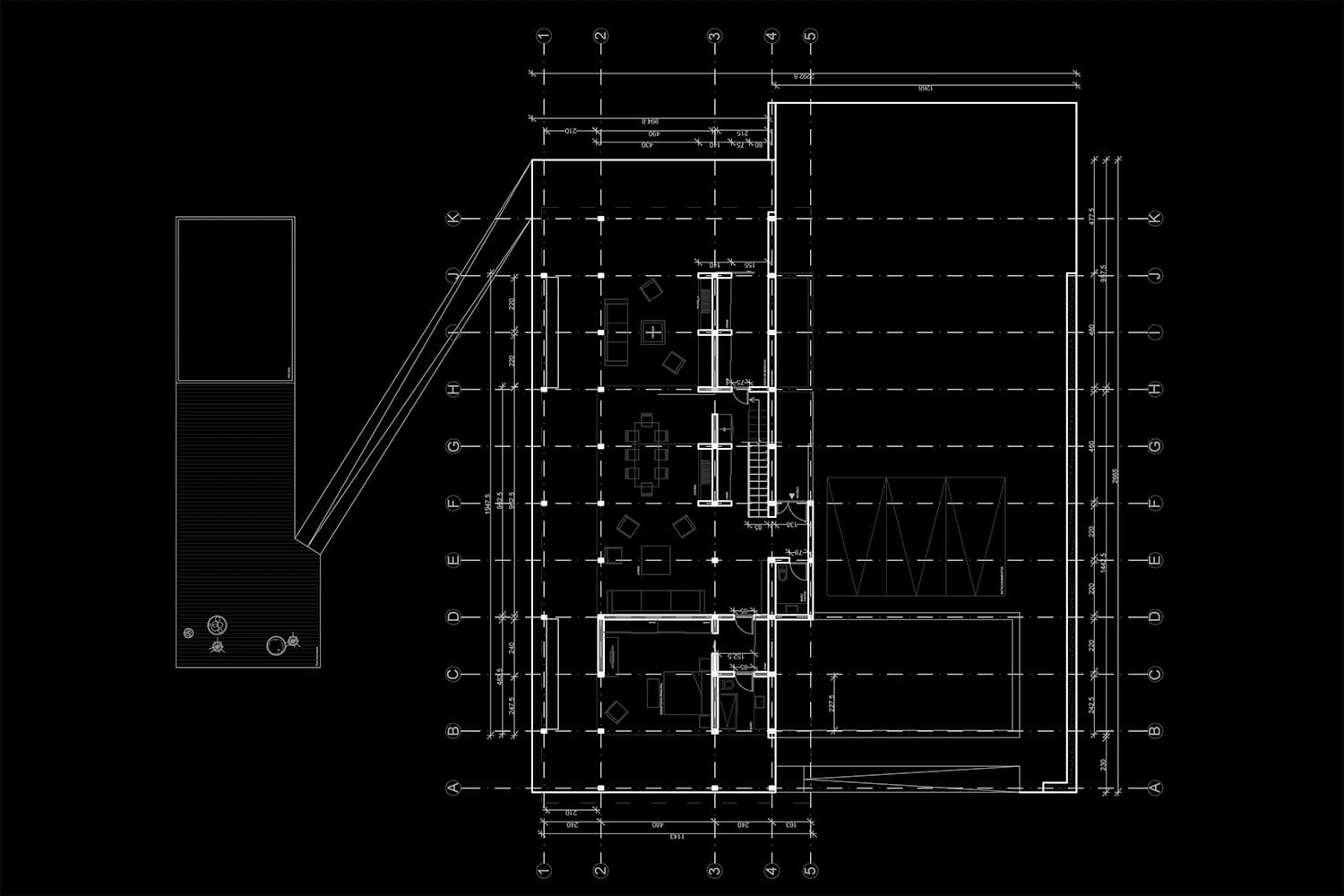 Casa Llifén — planta primer nivel