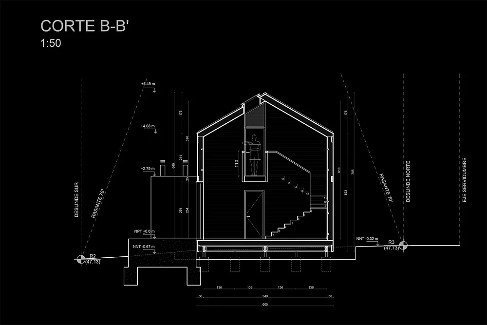Casa VG — corte BB