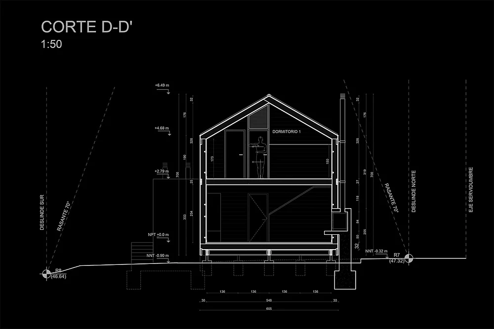 Casa VG — corte DD