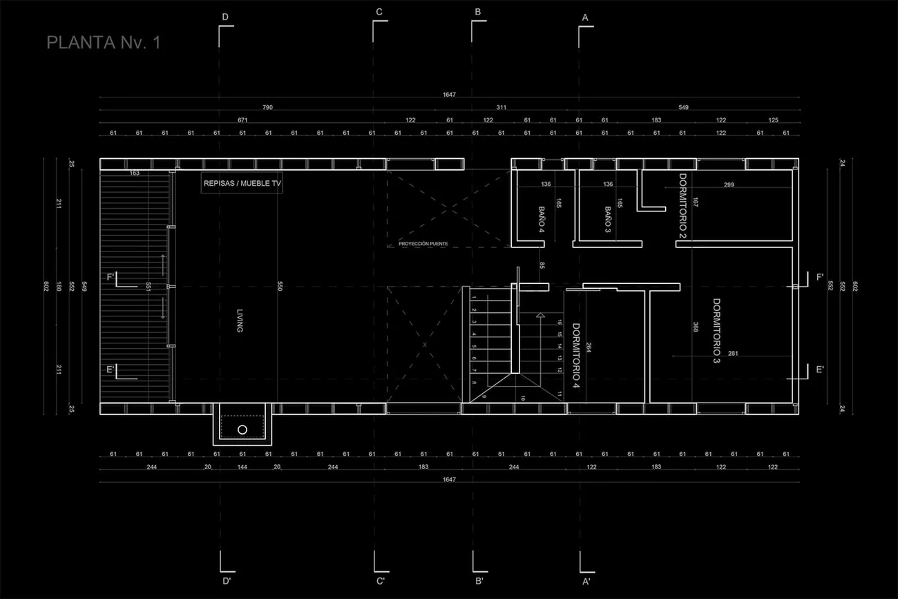 Casa VG — planta del primer nivel