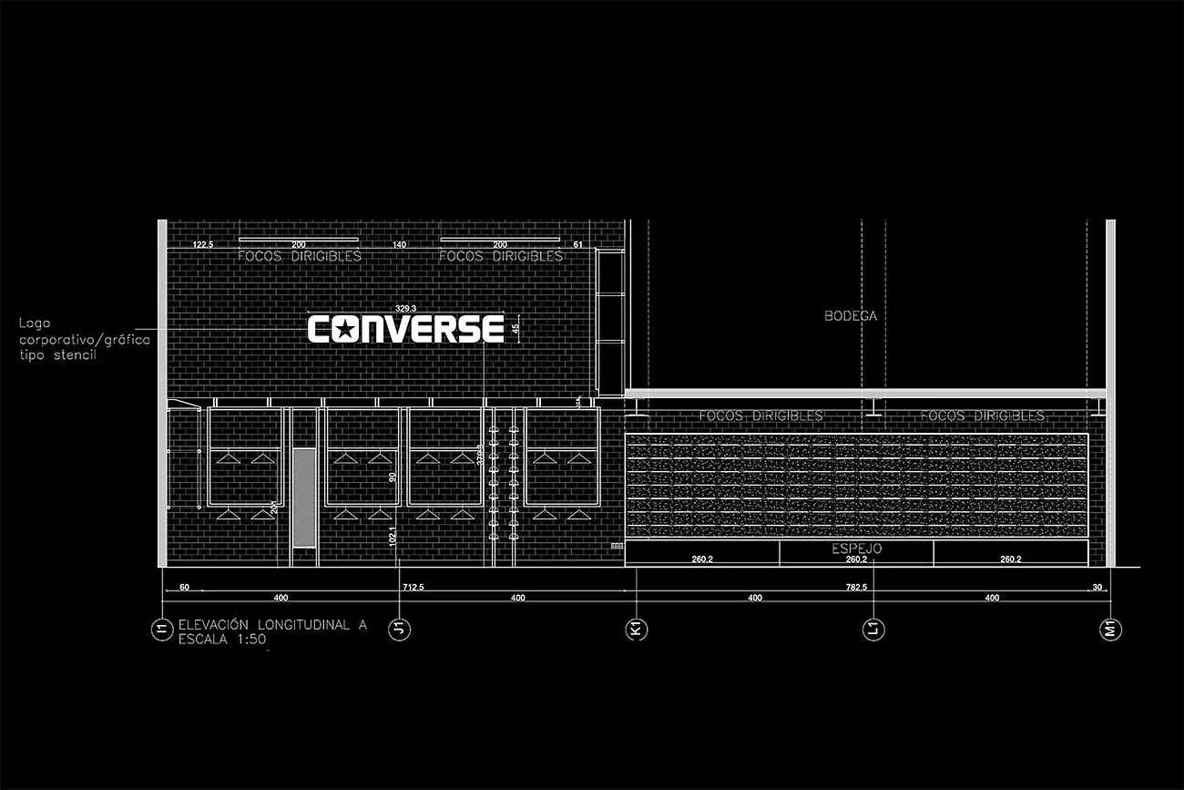 Converse — corte de la tienda
