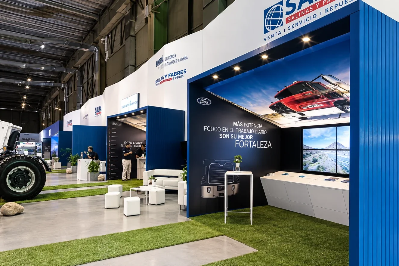 Feria ANAC, Espacio Riesco — stand de Salfa