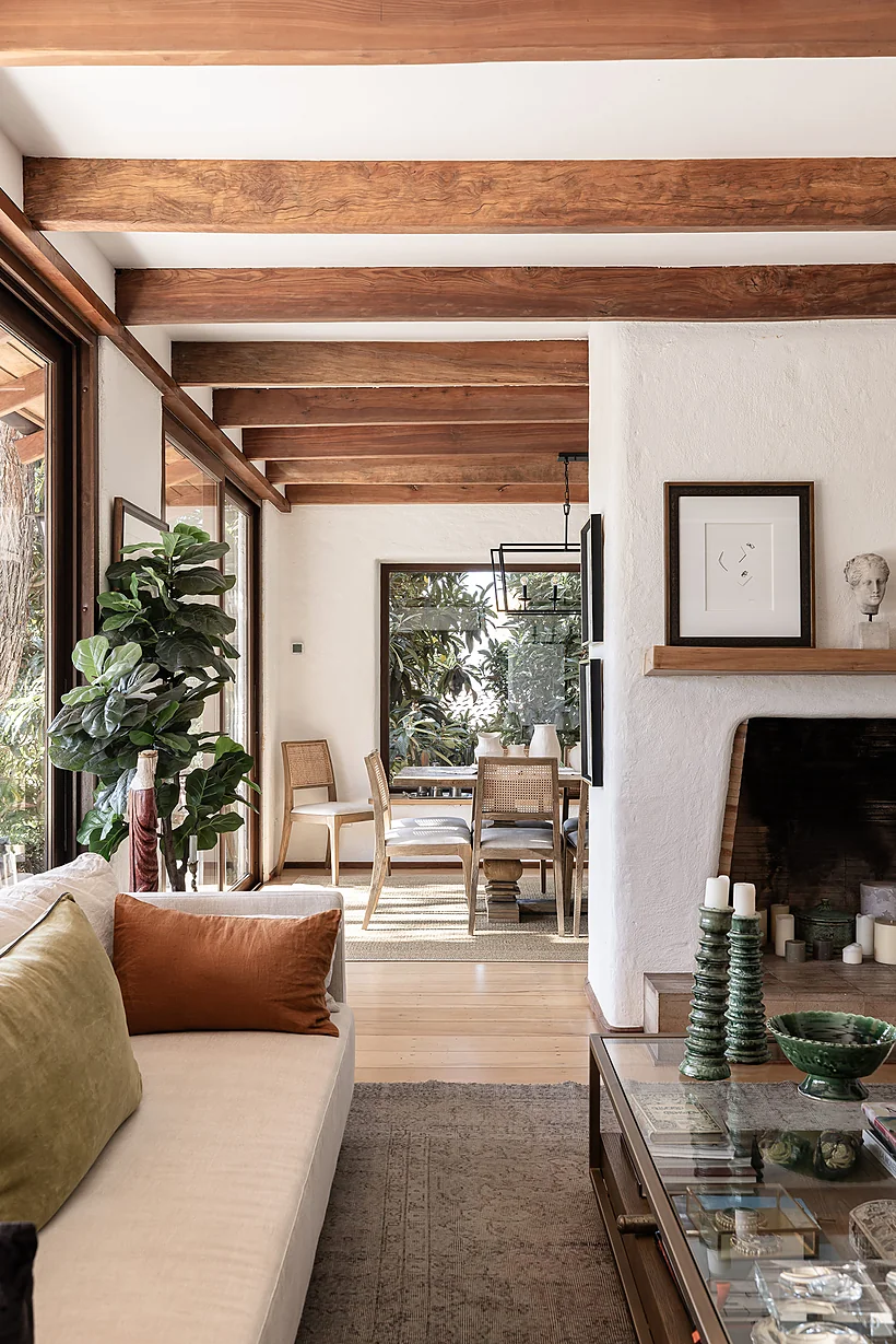 Casa Fernández Vial — interior de estética clásica y contemporánea