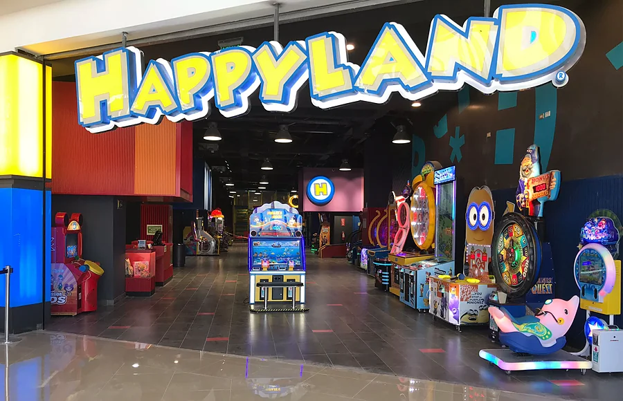 Happyland — ingreso a la sala de videojuegos