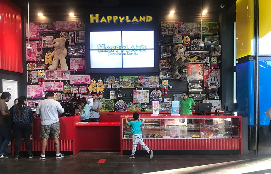 Happyland — mostrador de premios / redemption