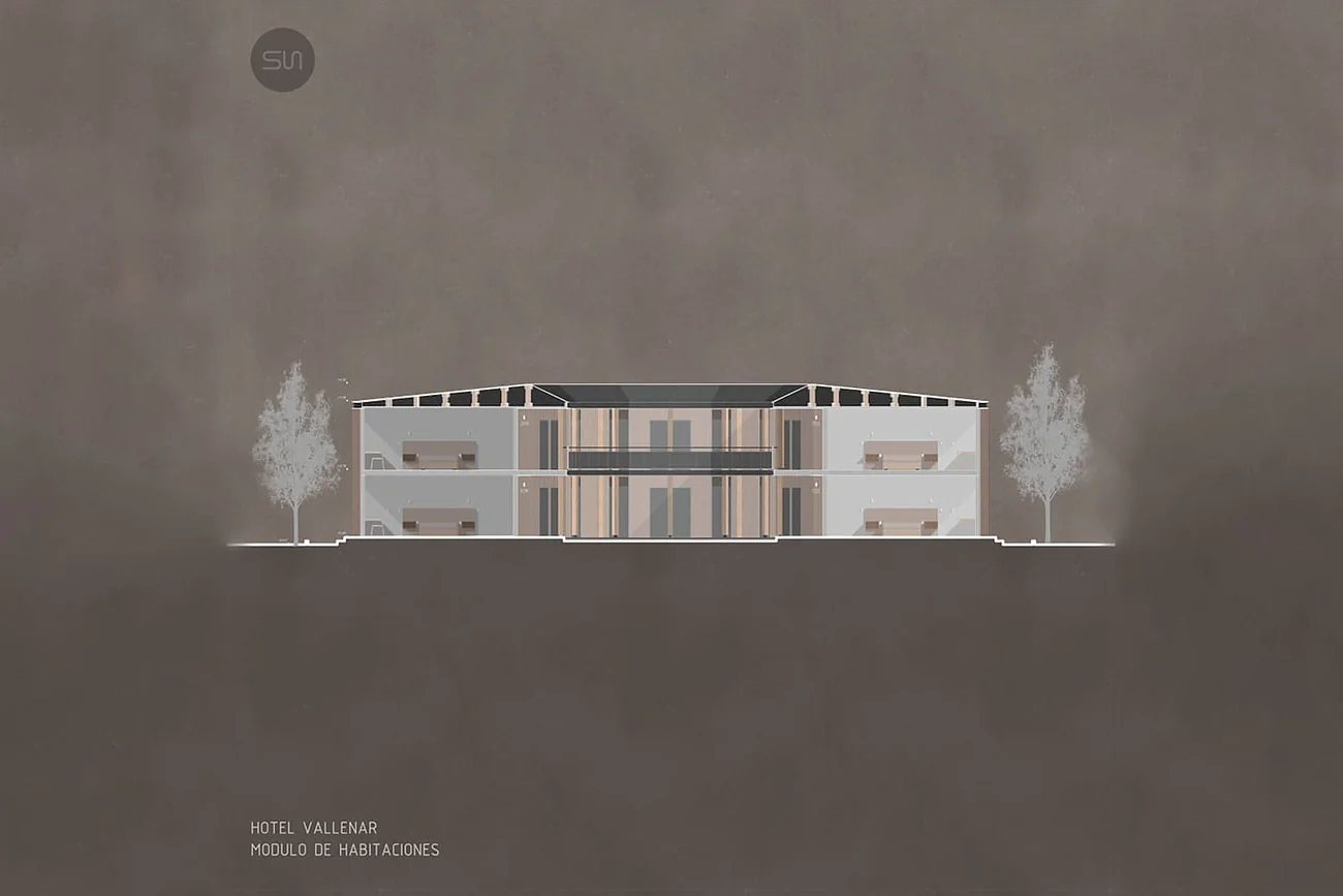 Hotel Vallenar — sección A del módulo de habitaciones