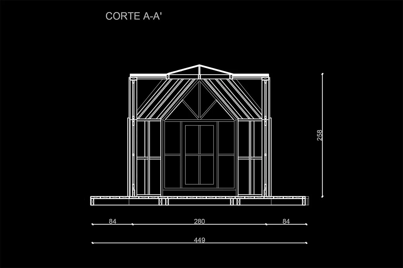 Lucernario — corte