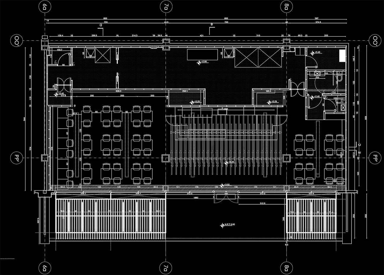 Senz — planta del local